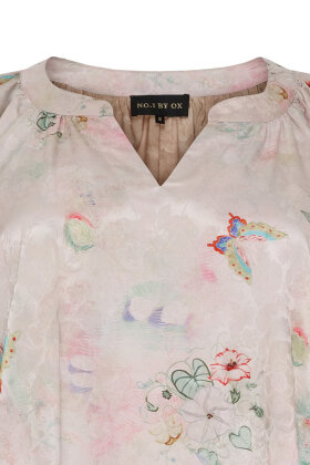 No.1 by OX - Sommerfugle Bluse - Sand