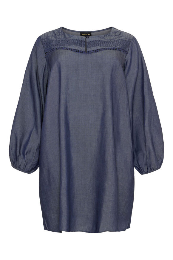 No.1 by OX - Denim Look Tunika - Blå No.1 by OX - Denim Look Tunika - Blå