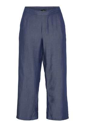 No.1 by OX - Wide Leg Denim Look Pants - Blå