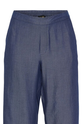 No.1 by OX - Wide Leg Denim Look Pants - Blå