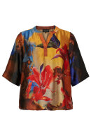 No.1 by OX - Elegant Print Bluse - Gylden No.1 by OX - Elegant Print Bluse - Gylden