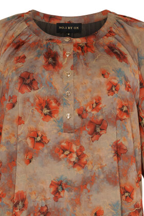 No.1 by OX - Elegant Raglan Kjole - Gylden