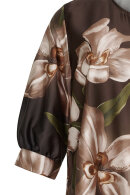 No.1 by OX - Bluse m Blomsterprint - Brun No.1 by OX - Bluse m Blomsterprint - Brun