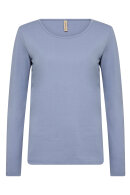 SoyaConcept - SC-Pylle 2 - Ensfarvet T-shirt - Lyseblå SoyaConcept - SC-Pylle 2 - Ensfarvet T-shirt - Lyseblå