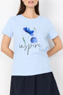 SoyaConcept - SC-Rina FP 19 T-shirt - Lyseblå SoyaConcept - SC-Rina FP 19 T-shirt - Lyseblå