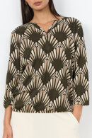 SoyaConcept - SC-Felicity AOP 555 T-shirt - Mørkegrøn SoyaConcept - SC-Felicity AOP 555 T-shirt - Mørkegrøn