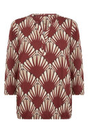 SoyaConcept - SC-Felicity AOP 555 T-shirt - Mørkerød SoyaConcept - SC-Felicity AOP 555 T-shirt - Mørkerød
