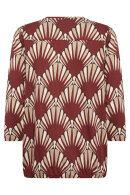 SoyaConcept - SC-Felicity AOP 555 T-shirt - Mørkerød SoyaConcept - SC-Felicity AOP 555 T-shirt - Mørkerød