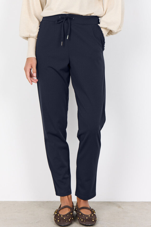 SoyaConcept - SC-Siham 1 Pants - Pænere Joggingbuks - Navy