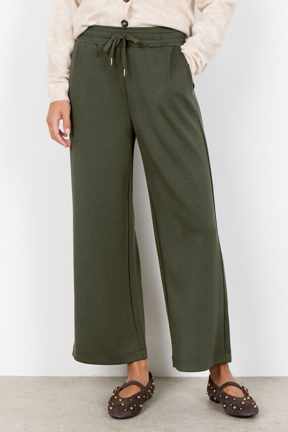 SoyaConcept - SC-Banu 33 - Loose Fit Bukser - Mørkegrøn SoyaConcept - SC-Banu 33 - Loose Fit Bukser - Mørkegrøn