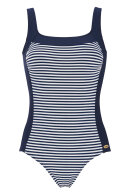 Damella - Claire Badedragt - Navy/Hvid