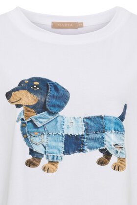 Marta du chateau - MdcInge Tee Dog - Hvid