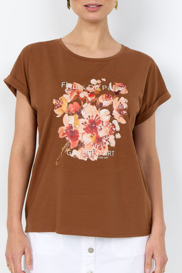 SoyaConcept - SC-Rina FP 18 T-shirt - Toffee SoyaConcept - SC-Rina FP 18 T-shirt - Toffee