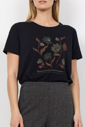 SoyaConcept - SC-Rina 30 Art T-shirt - Sort