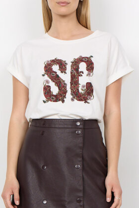SoyaConcept - SC-Rina 31 Art T-shirt - Rød SoyaConcept - SC-Rina 31 Art T-shirt - Rød