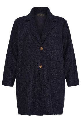 No.1 by OX - Boucle Jakke - Loose Fit - Marine