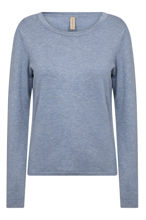 SoyaConcept - SC-Dollie 823 Pullover - Lyseblå Melange