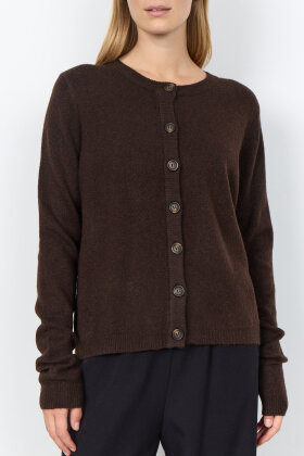 SoyaConcept - SC-Orlean 2 - Strik Cardigan - Brun SoyaConcept - SC-Orlean 2 - Strik Cardigan - Brun