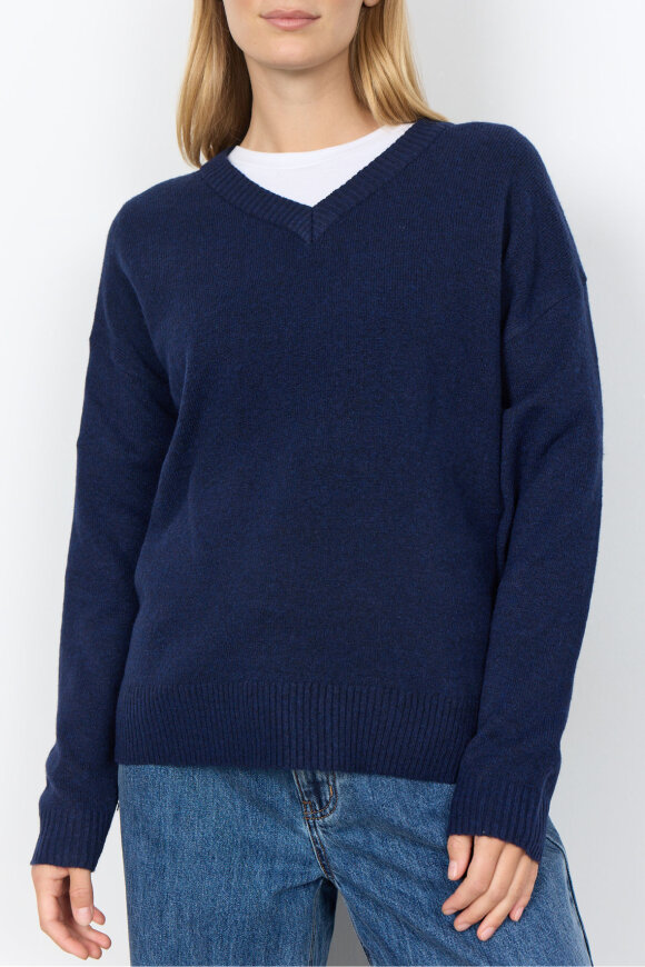 SoyaConcept - SC-Orlean 15 V-Pullover - Navy SoyaConcept - SC-Orlean 15 V-Pullover - Navy