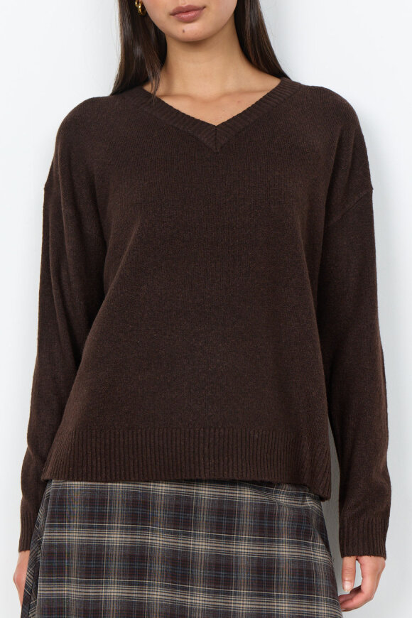 SoyaConcept - SC-Orlean 15 V-Pullover - Brun