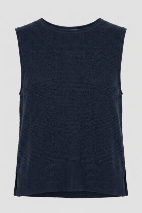 Lind - LiSienna Pullover Strikvest - Navy