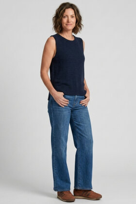Lind - LiSienna Pullover Strikvest - Navy