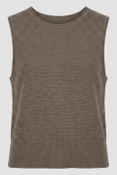 Lind - LiSienna Pullover Strikvest - Sand Lind - LiSienna Pullover Strikvest - Sand