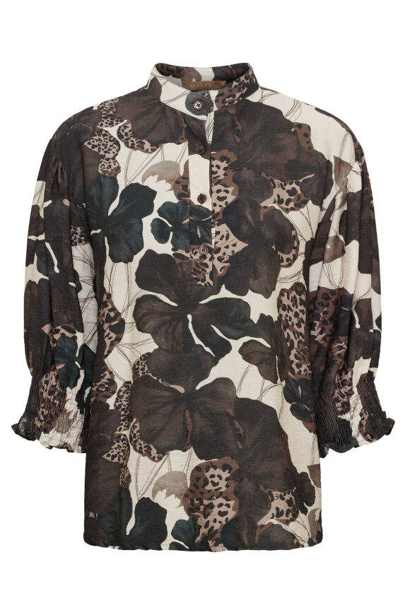 Marta du chateau - MdcMelisande Bluse - Brun