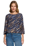 Betty Barclay - Bluse Ribstrikket - Blå Betty Barclay - Bluse Ribstrikket - Blå