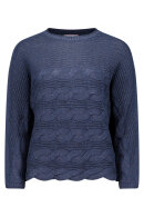 Betty Barclay - Lurex Strik Pullover - Navy