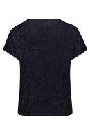 Betty Barclay - T-shirt Ensfarvet Leo - Navy Betty Barclay - T-shirt Ensfarvet Leo - Navy