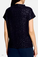 Betty Barclay - T-shirt Ensfarvet Leo - Navy Betty Barclay - T-shirt Ensfarvet Leo - Navy