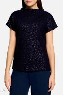 Betty Barclay - T-shirt Ensfarvet Leo - Navy Betty Barclay - T-shirt Ensfarvet Leo - Navy