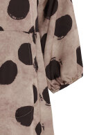 No.1 by OX - Kjole Big Dots - Camel/Sort