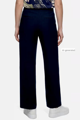 Betty Barclay - Cozy Jersey Bukser - Navy