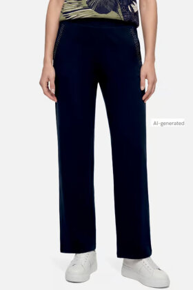 Betty Barclay - Cozy Jersey Bukser - Navy