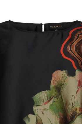 No.1 by OX - Bluse Canyon Brown Vibes - Sort