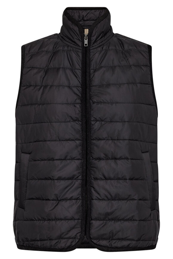 SoyaConcept - SC-Benete 6 Waistcoat - Sort SoyaConcept - SC-Benete 6 Waistcoat - Sort