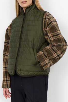 SoyaConcept - SC-Benete 6 Waistcoat - Grøn SoyaConcept - SC-Benete 6 Waistcoat - Grøn