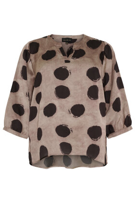 No.1 by OX - Bluse Big Dots Bluse - Camel