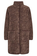 SoyaConcept - SC-Gertrud 5 - Fleece Boucle Jakke - Brun SoyaConcept - SC-Gertrud 5 - Fleece Boucle Jakke - Brun