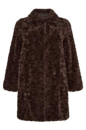 No.1 by OX - Fake Fur Coat - Brun No.1 by OX - Fake Fur Coat - Brun