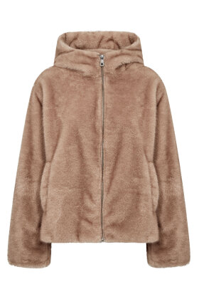 SoyaConcept - SC-Haye 3 Fake Fur Jakke - Camel