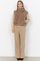 SoyaConcept - SC-Haye 1 Fake Fur Overtøjsvest - Camel SoyaConcept - SC-Haye 1 Fake Fur Overtøjsvest - Camel