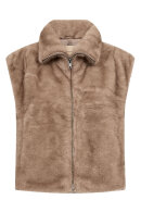 SoyaConcept - SC-Haye 1 Fake Fur Overtøjsvest - Camel SoyaConcept - SC-Haye 1 Fake Fur Overtøjsvest - Camel