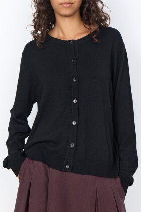 SoyaConcept - SC-Hannele 2 Cardigan - Sort Meleret