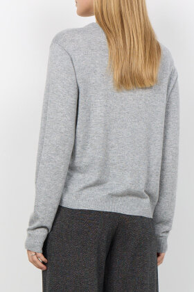 SoyaConcept - SC-Hannele 2 Cardigan - Lysegrå Meleret