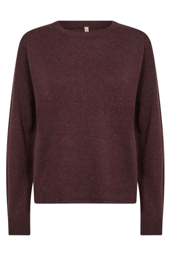 SoyaConcept - SC-Hannele 1 Pullover - Brun Meleret SoyaConcept - SC-Hannele 1 Pullover - Brun Meleret