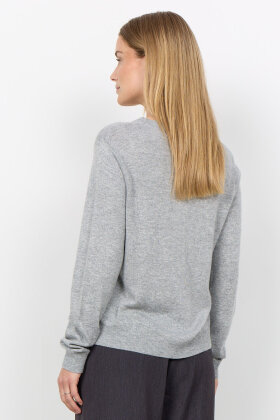 SoyaConcept - SC-Hannele 1 Pullover - Lysegrå Meleret
