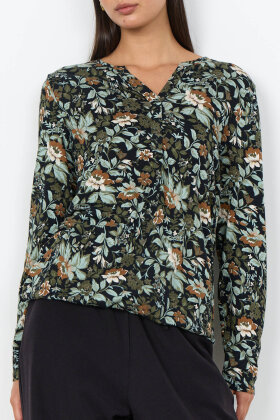 SoyaConcept - SC-Felicity AOP 562 T-shirt - Grøn